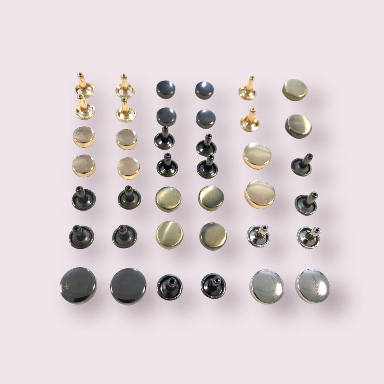 Flat rivets (18) Malusha Shop.