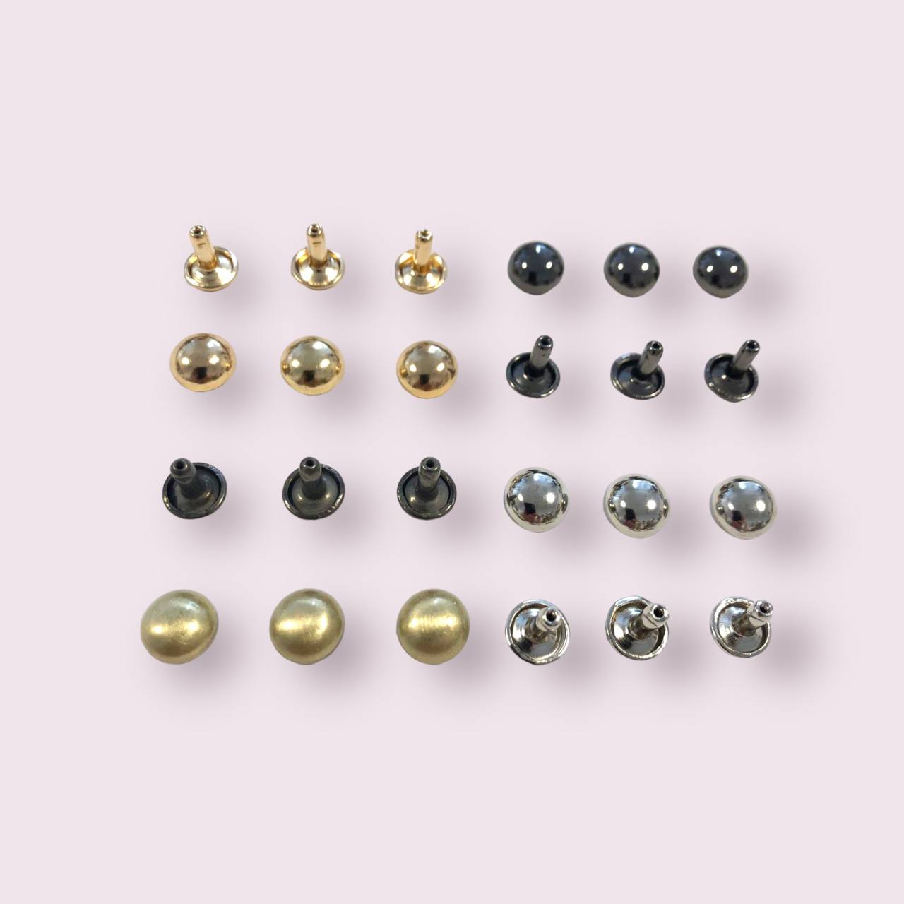 Half-sphere rivets (20)  Malusha Shop.