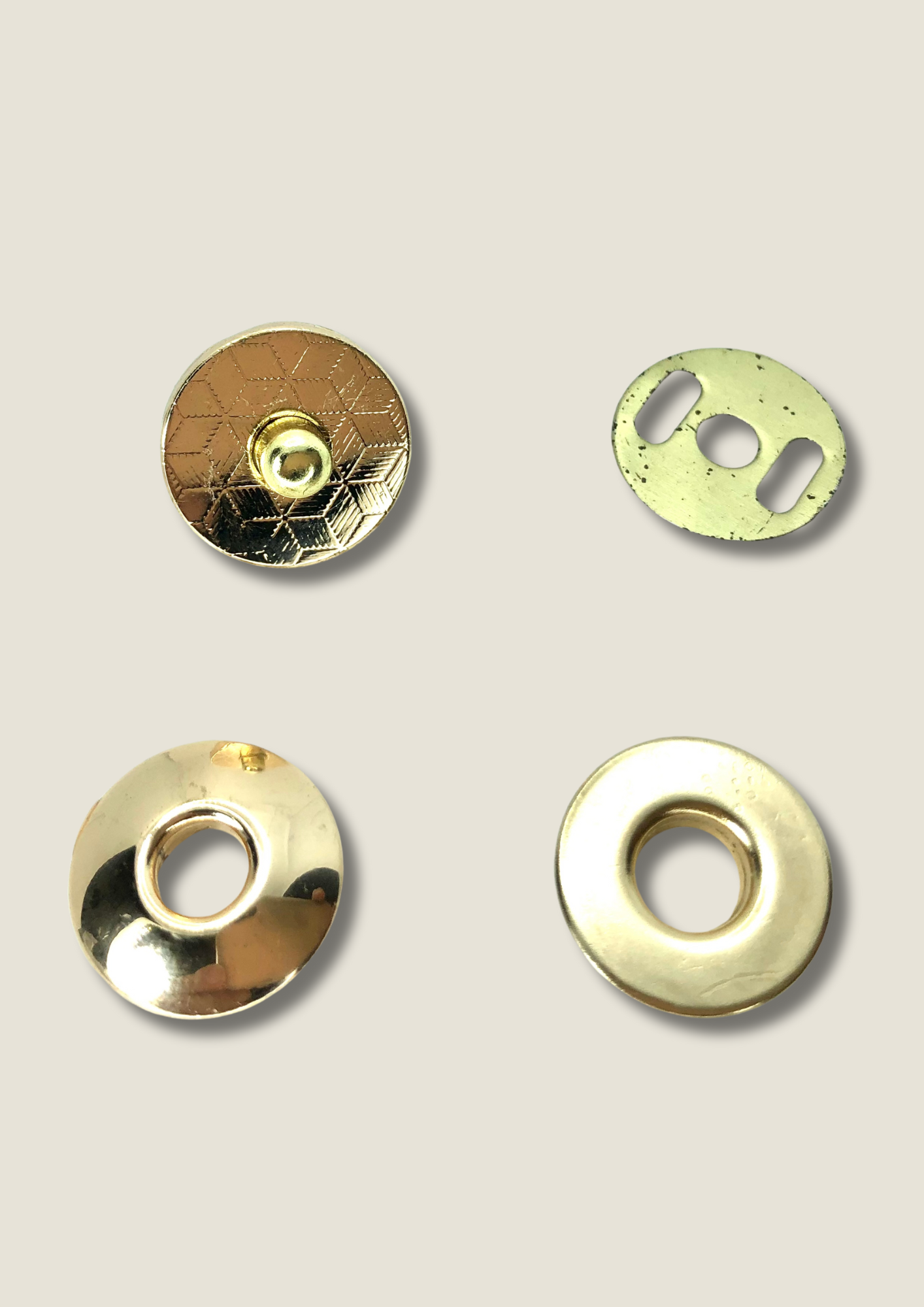 Magnet clasp button with pin