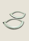 Oval shaped metal frame bag handle with screws Bag handle Malusha Shop.