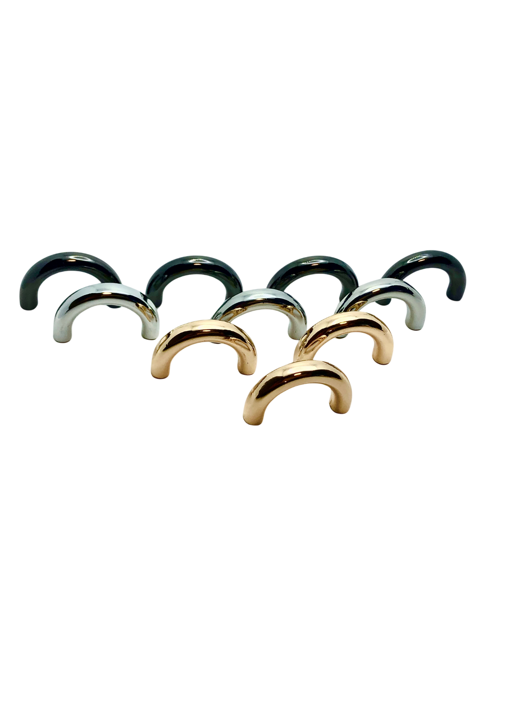 Arch bridge hanger connector, screwback, semi-circle (pair) Hanger connector Malusha Shop.