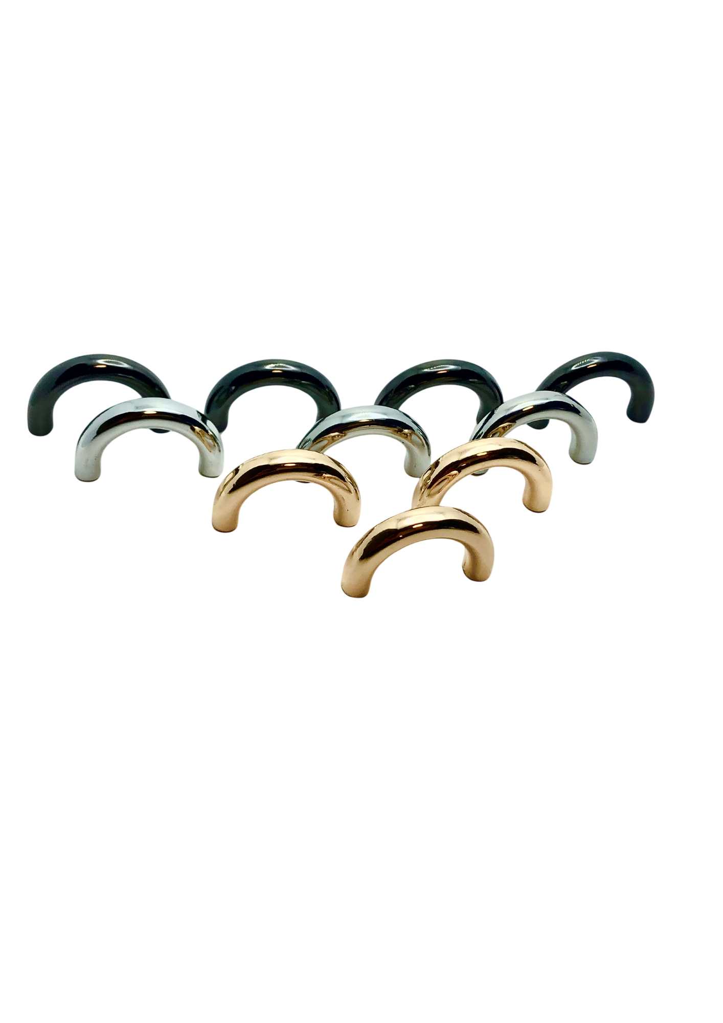 Arch bridge hanger connector, screwback, semi-circle (pair) Hanger connector Malusha Shop.