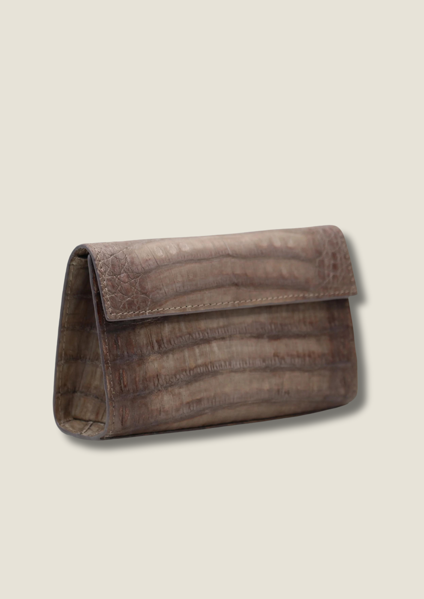 Classic clutch bag made of natural crocodile Clutch Malusha Shop.