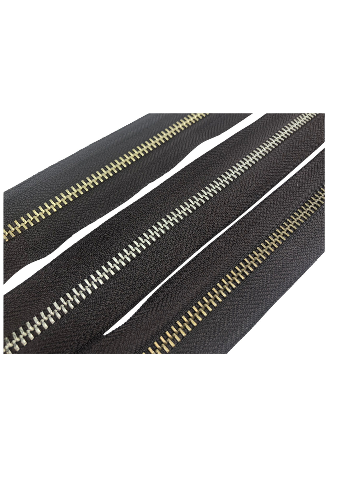 Dark Brown zip Zippers Malusha Shop.