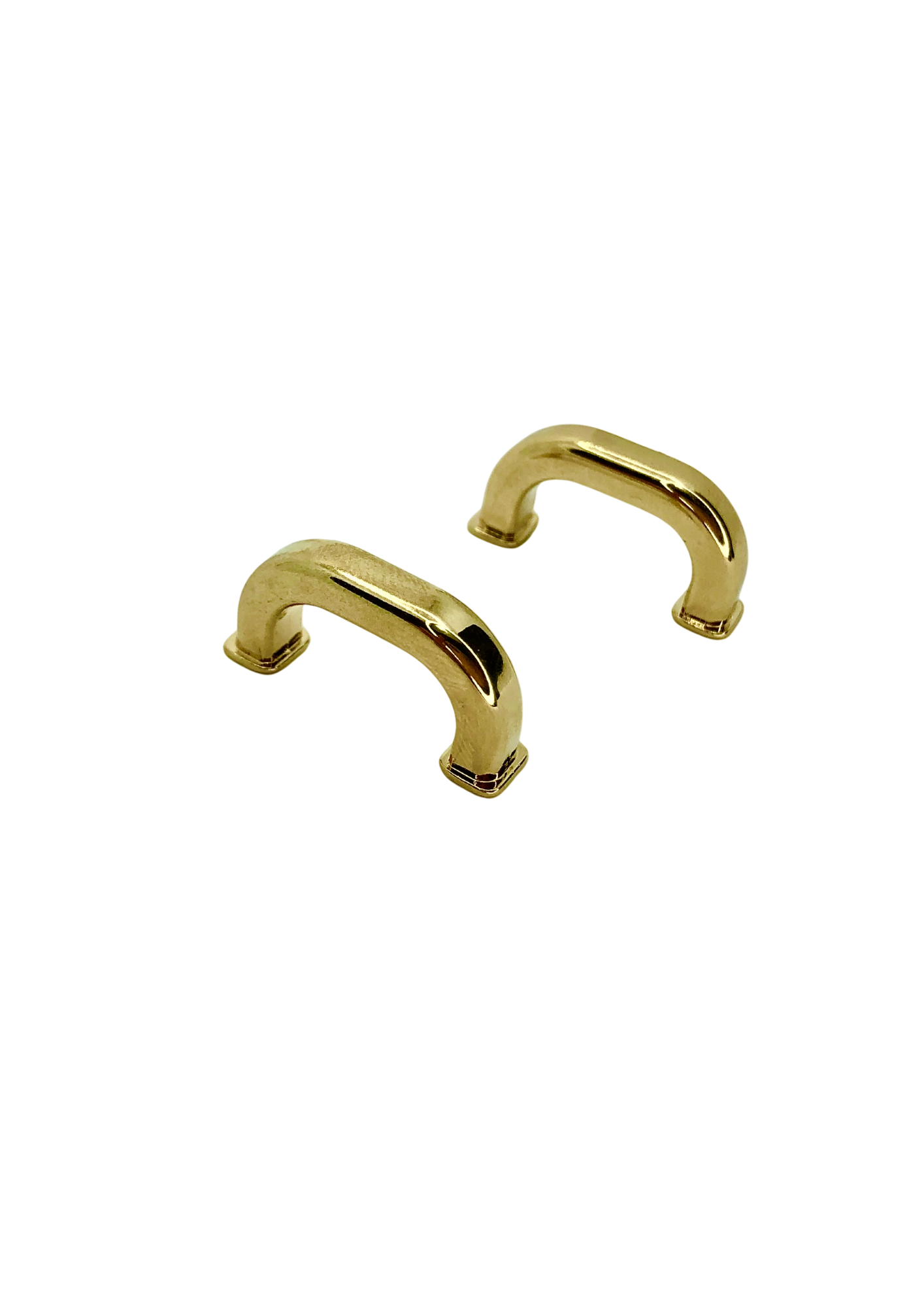Arch bridge bag strap connector, screw back, with base, rectangular (pair) Arches Malusha Shop.