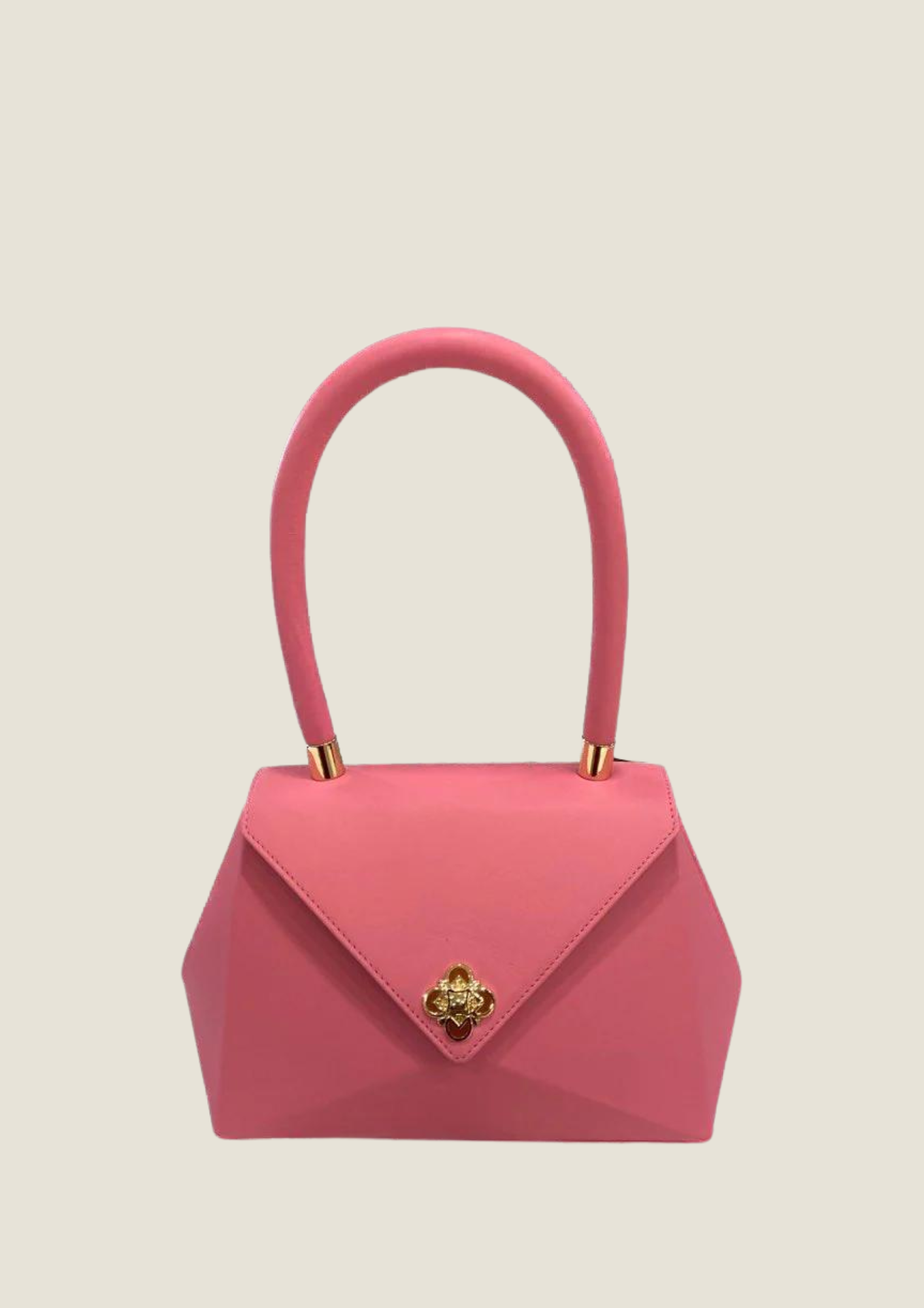 Geometric top handle bag Bag Malusha Shop.