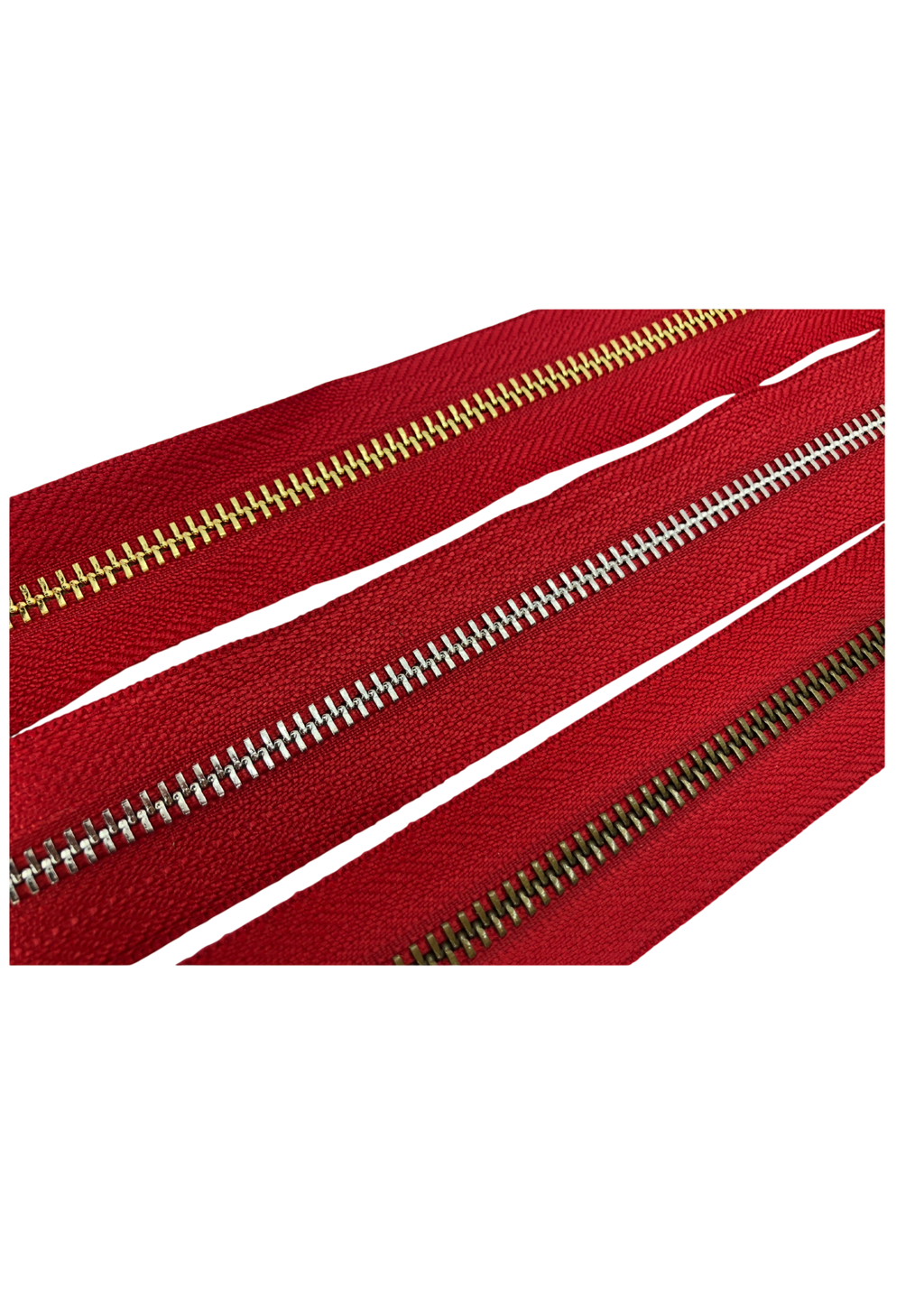 Red zip Zippers Malusha Shop.