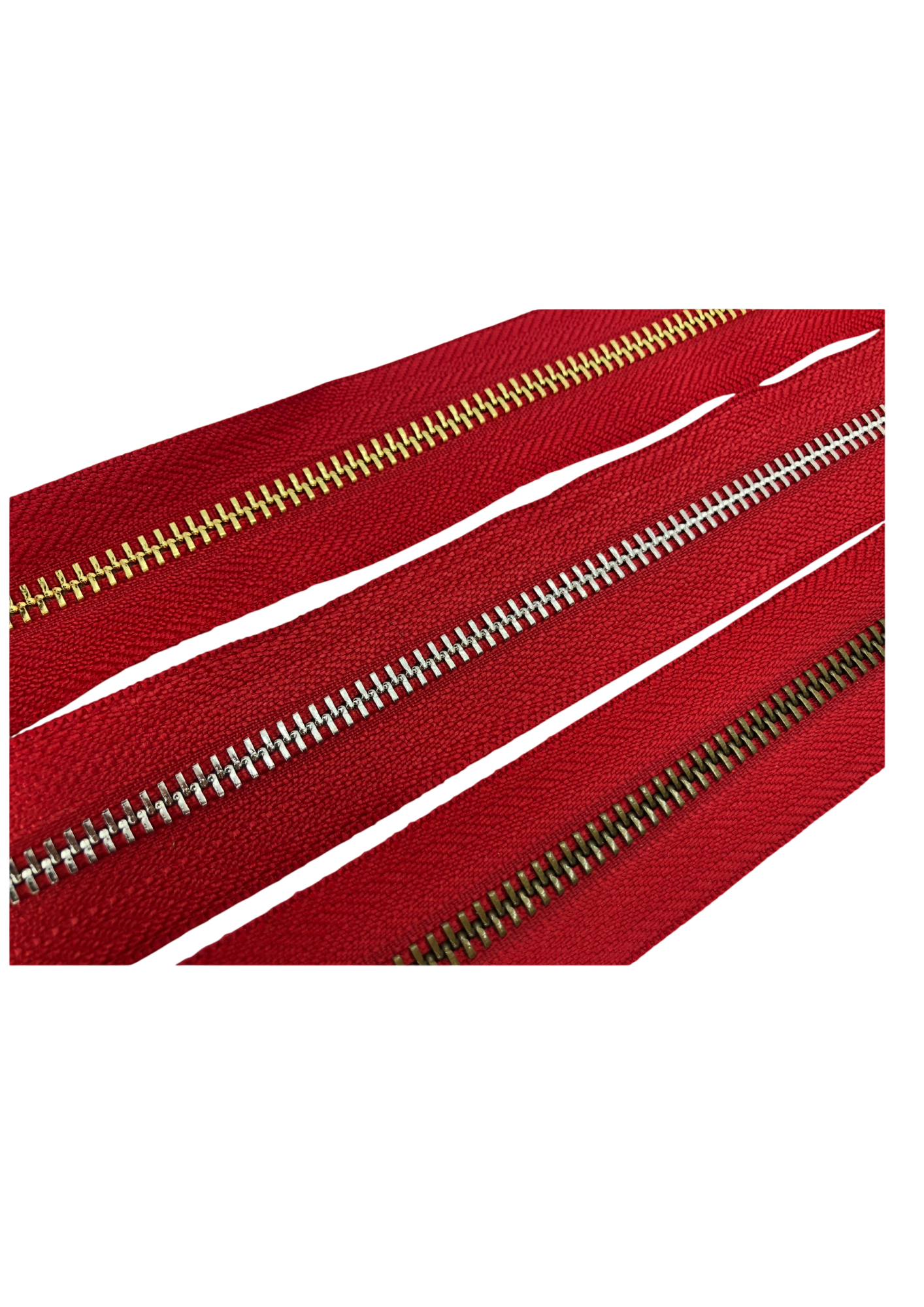 Red zip Zippers Malusha Shop.