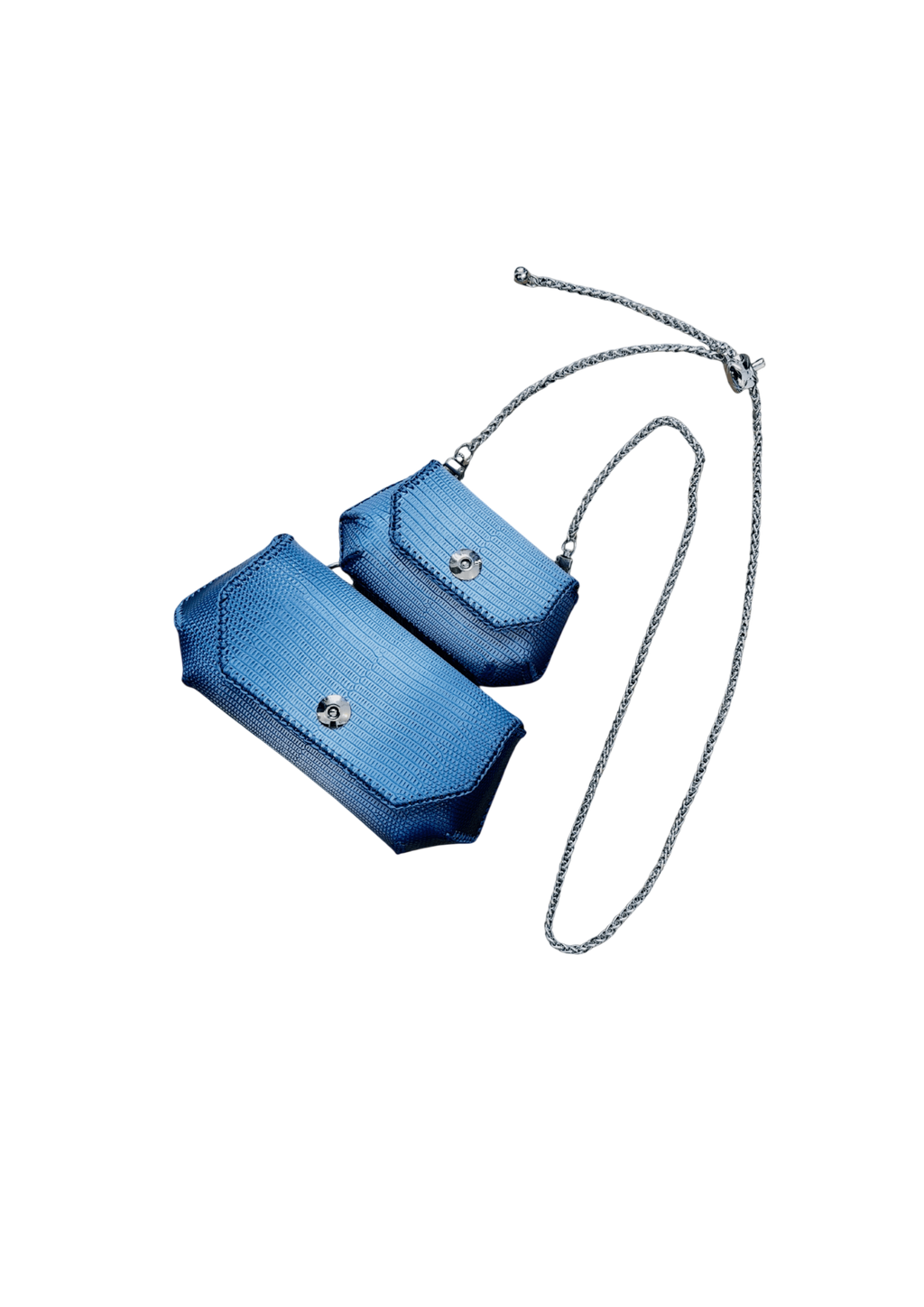 Classic Gemini Bag Set - Versatile Python Leather Duo