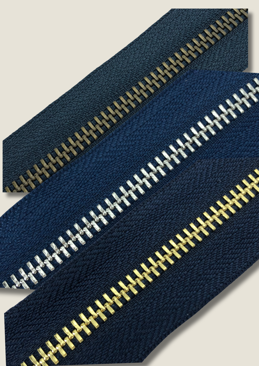 Dark navy zip Zippers Malusha Shop.