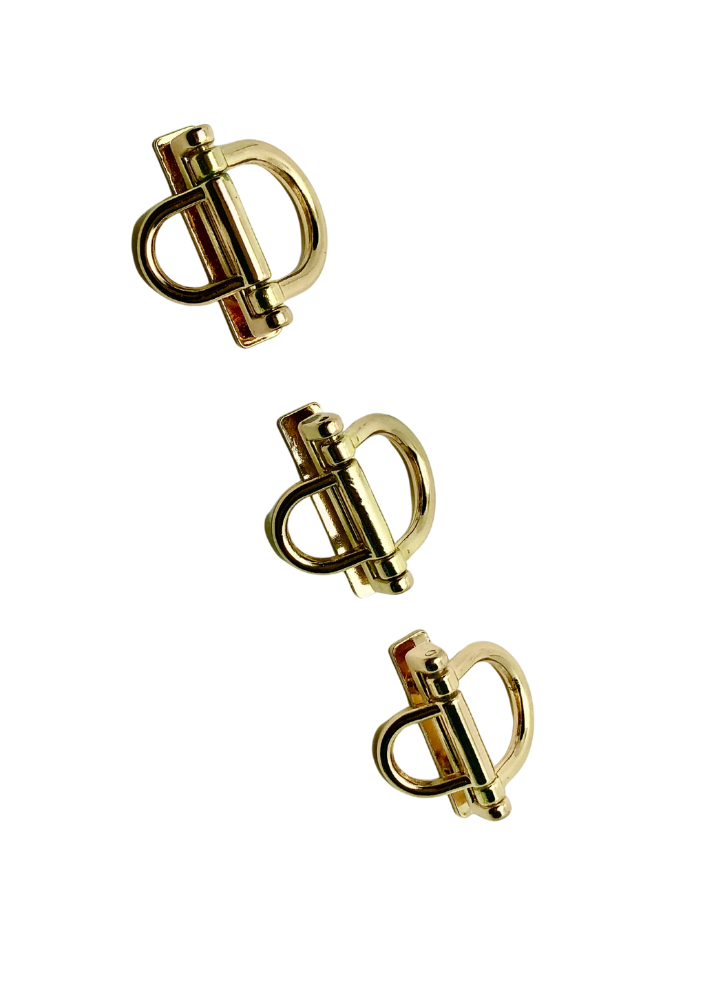 Top mount bag strap connector with double D-ring (pair) Bag strap Malusha Shop.
