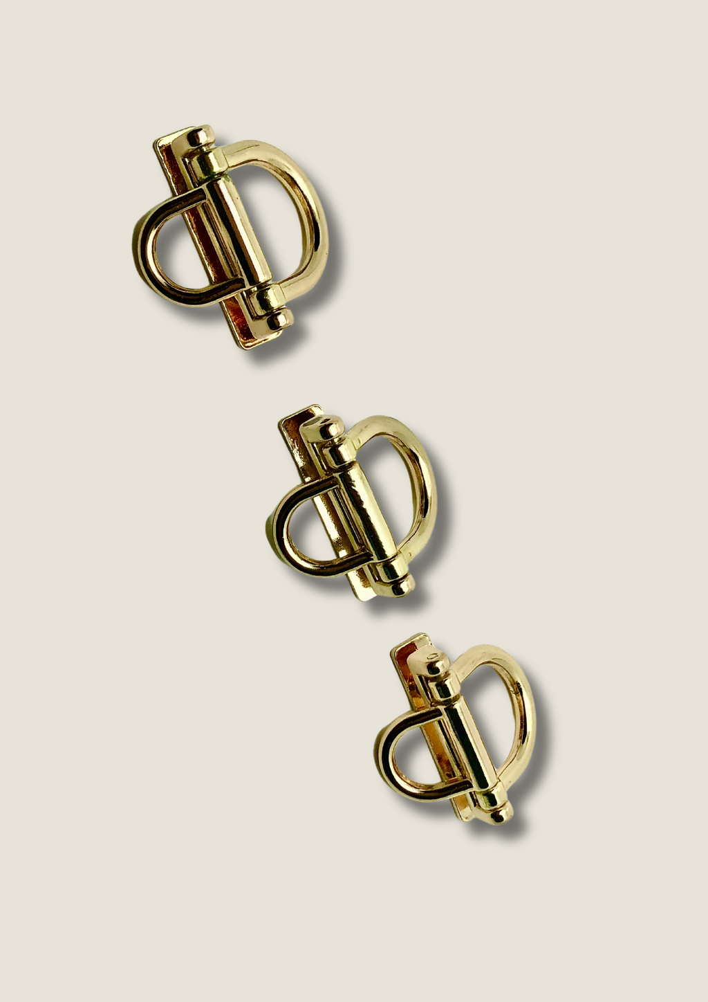 Top mount bag strap connector with double D-ring (pair) Bag strap Malusha Shop.