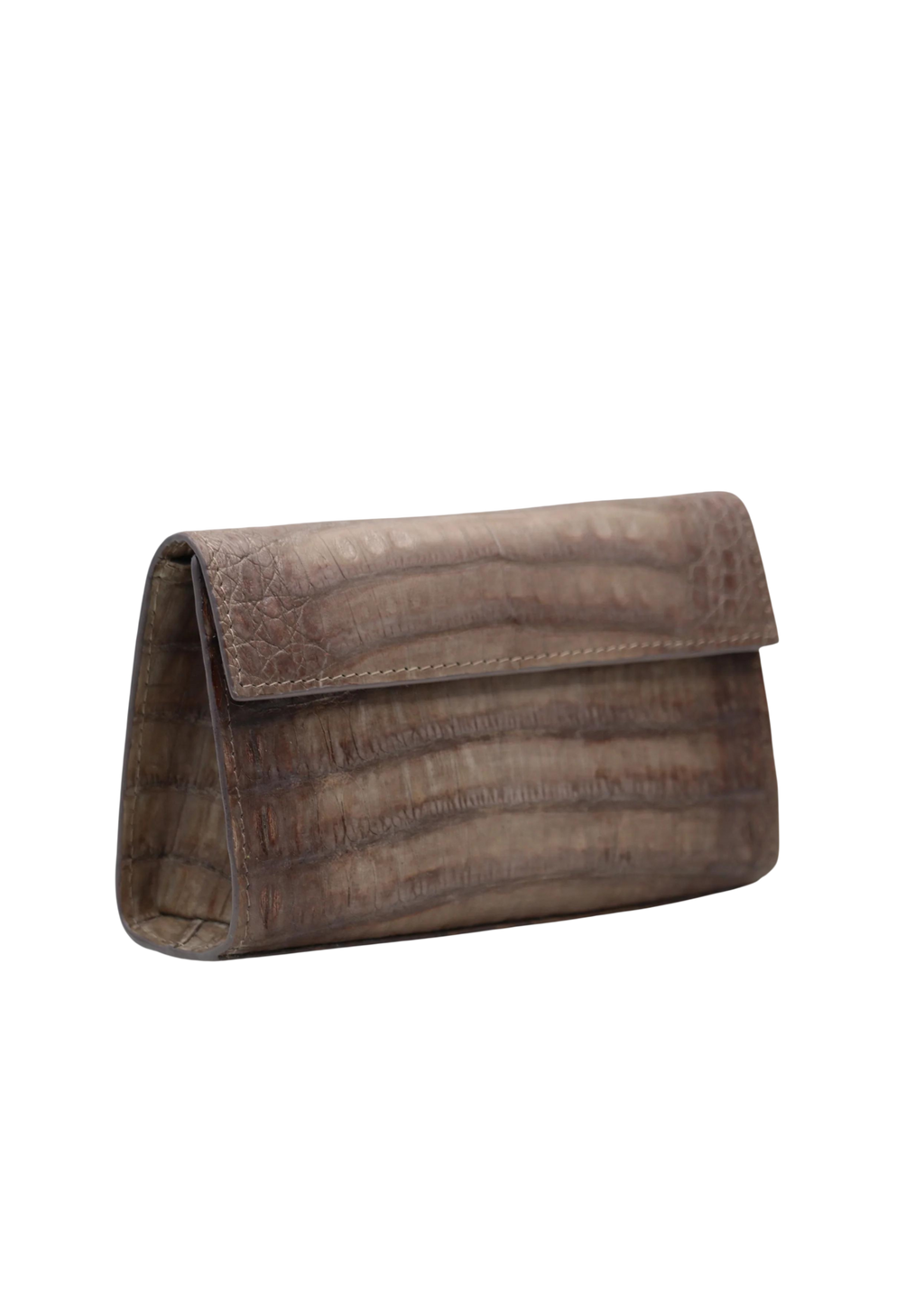 Classic clutch bag made of natural crocodile Clutch Malusha Shop.
