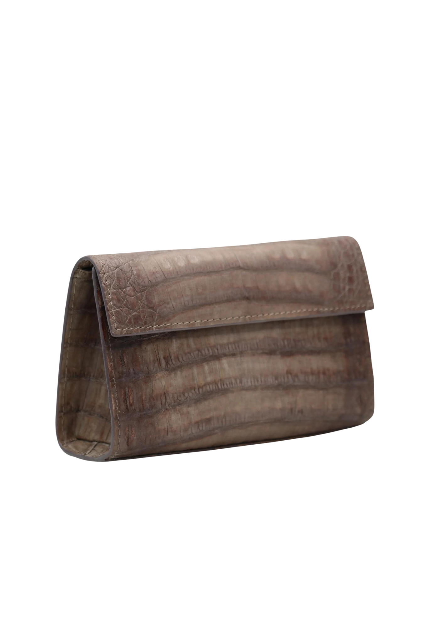 Classic clutch bag made of natural crocodile Clutch Malusha Shop.