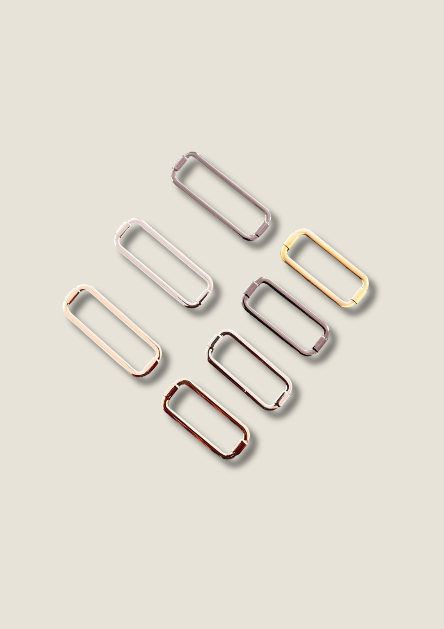 Rectangular strap buckle