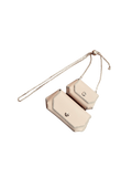 Elegant Gemini Bag Set - Multi-Functional Python Leather Pair