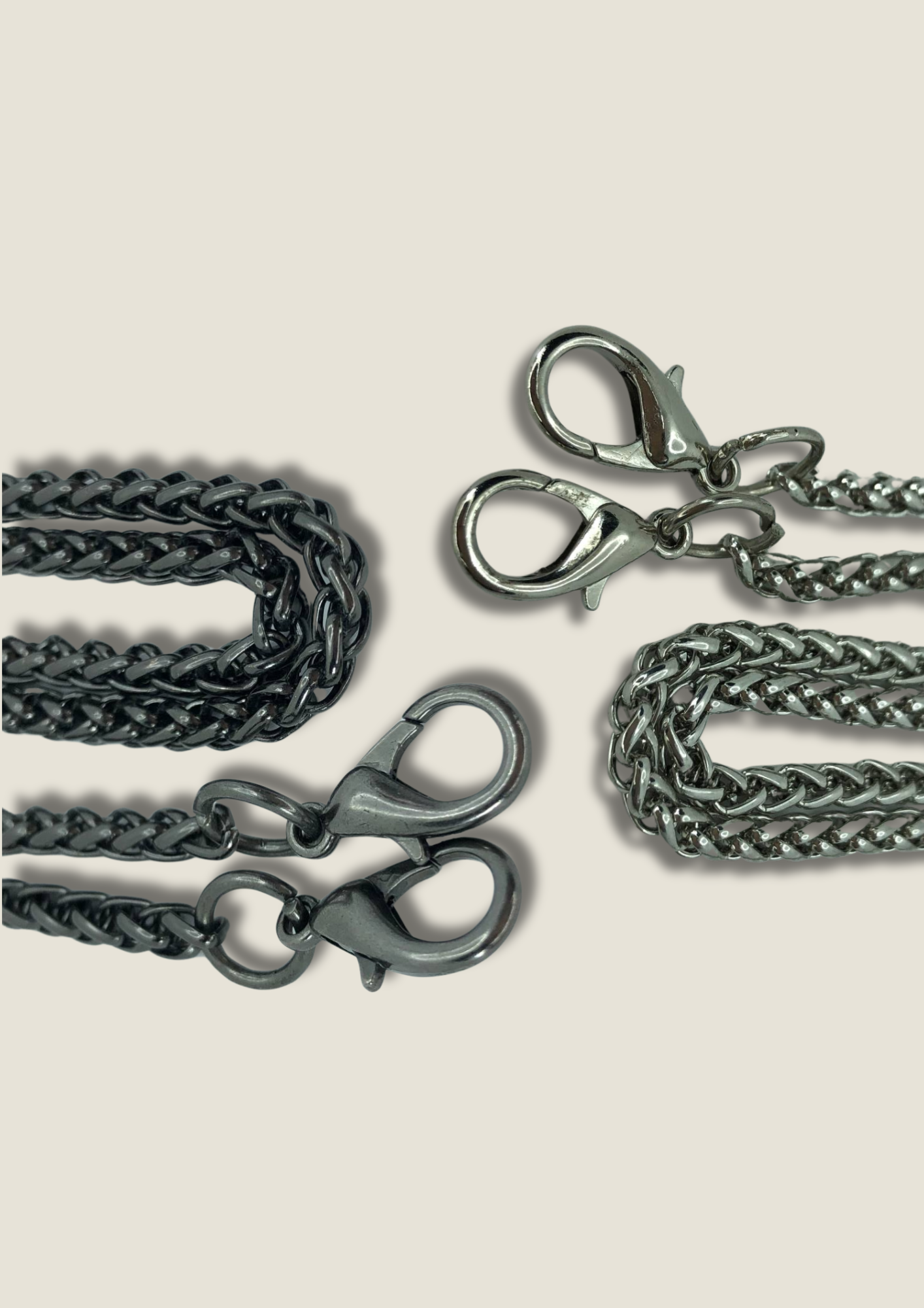 Polished wrap chain replacement with swivel hooks Chains Malusha Shop.