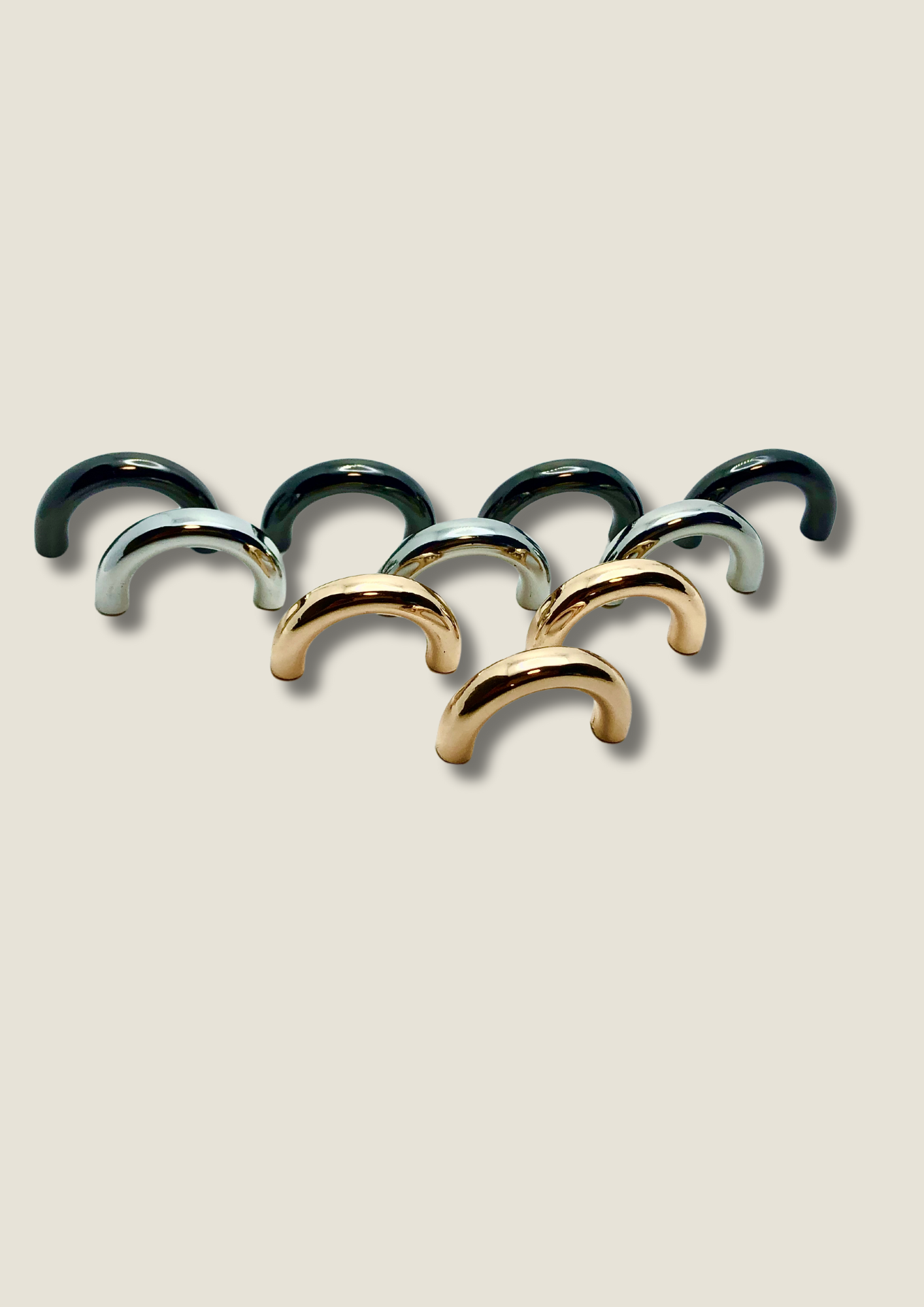 Arch bridge hanger connector, screwback, semi-circle (pair) Hanger connector Malusha Shop.
