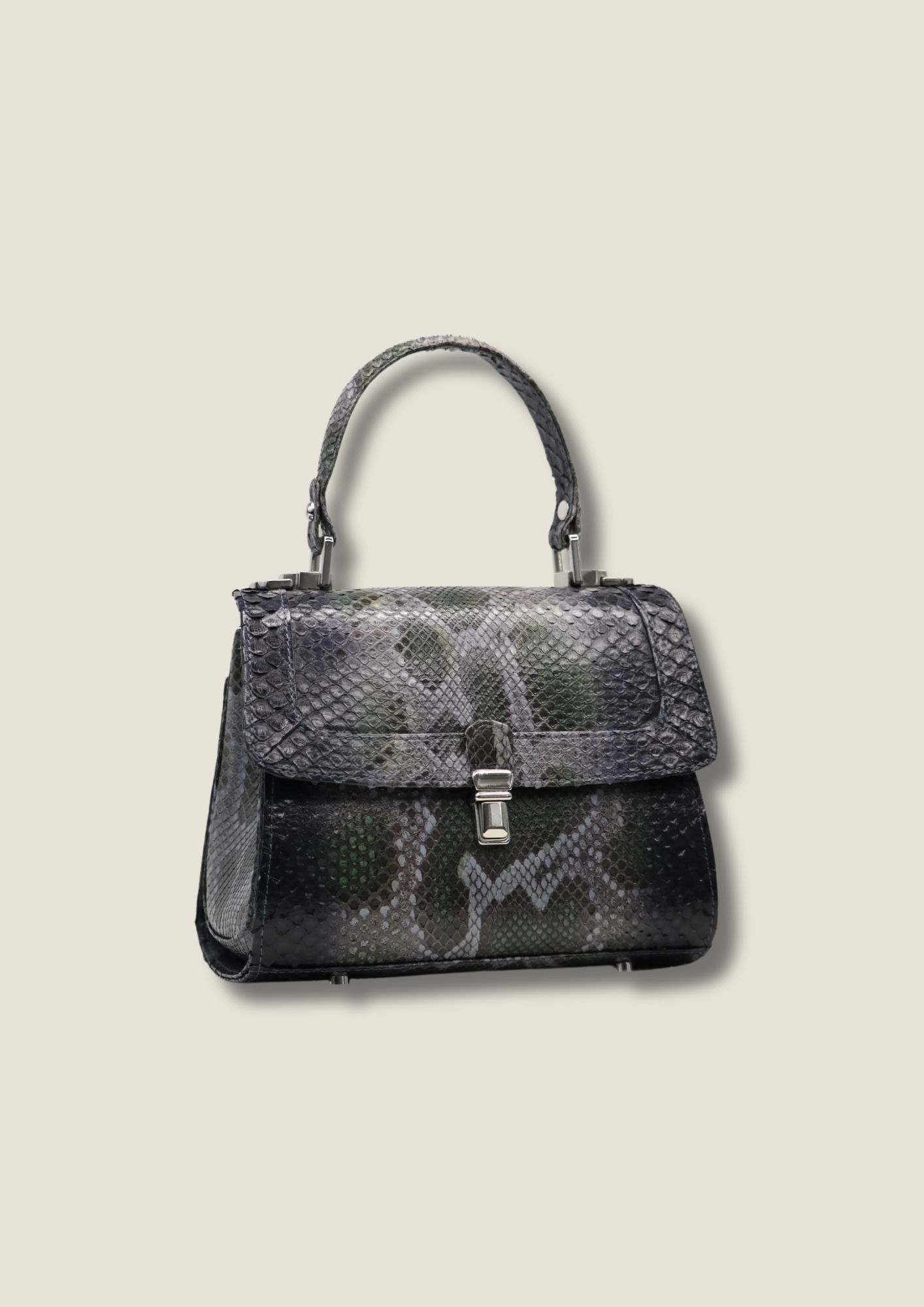 Natural python bag Luxury bag Malusha Shop.