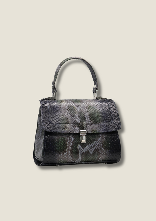 Natural python bag