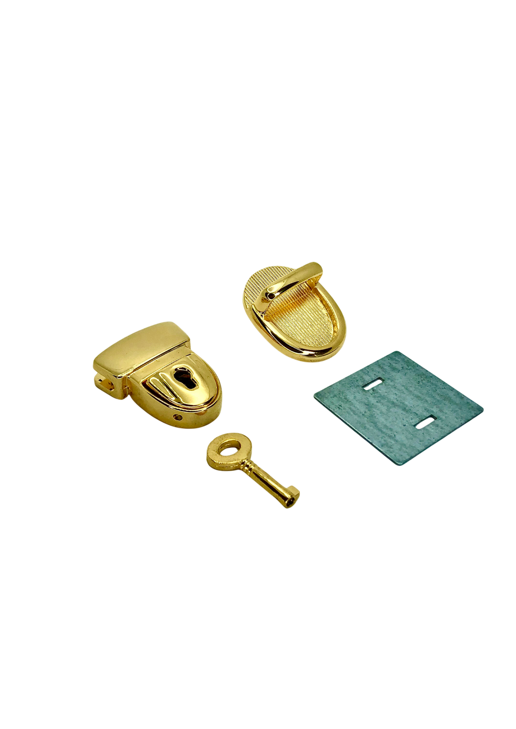 Tuck lock bag clasp with key Bag clasp Malusha Shop.