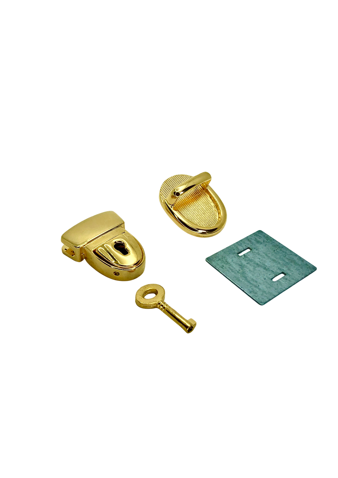 Tuck lock bag clasp with key Bag clasp Malusha Shop.
