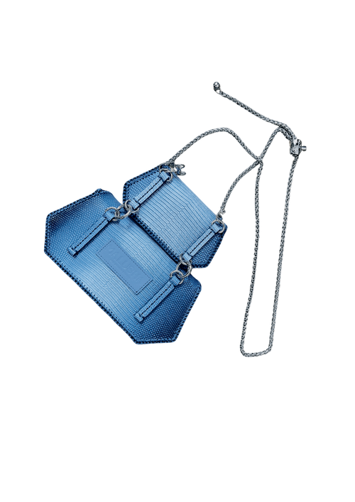 Classic Gemini Bag Set - Versatile Python Leather Duo