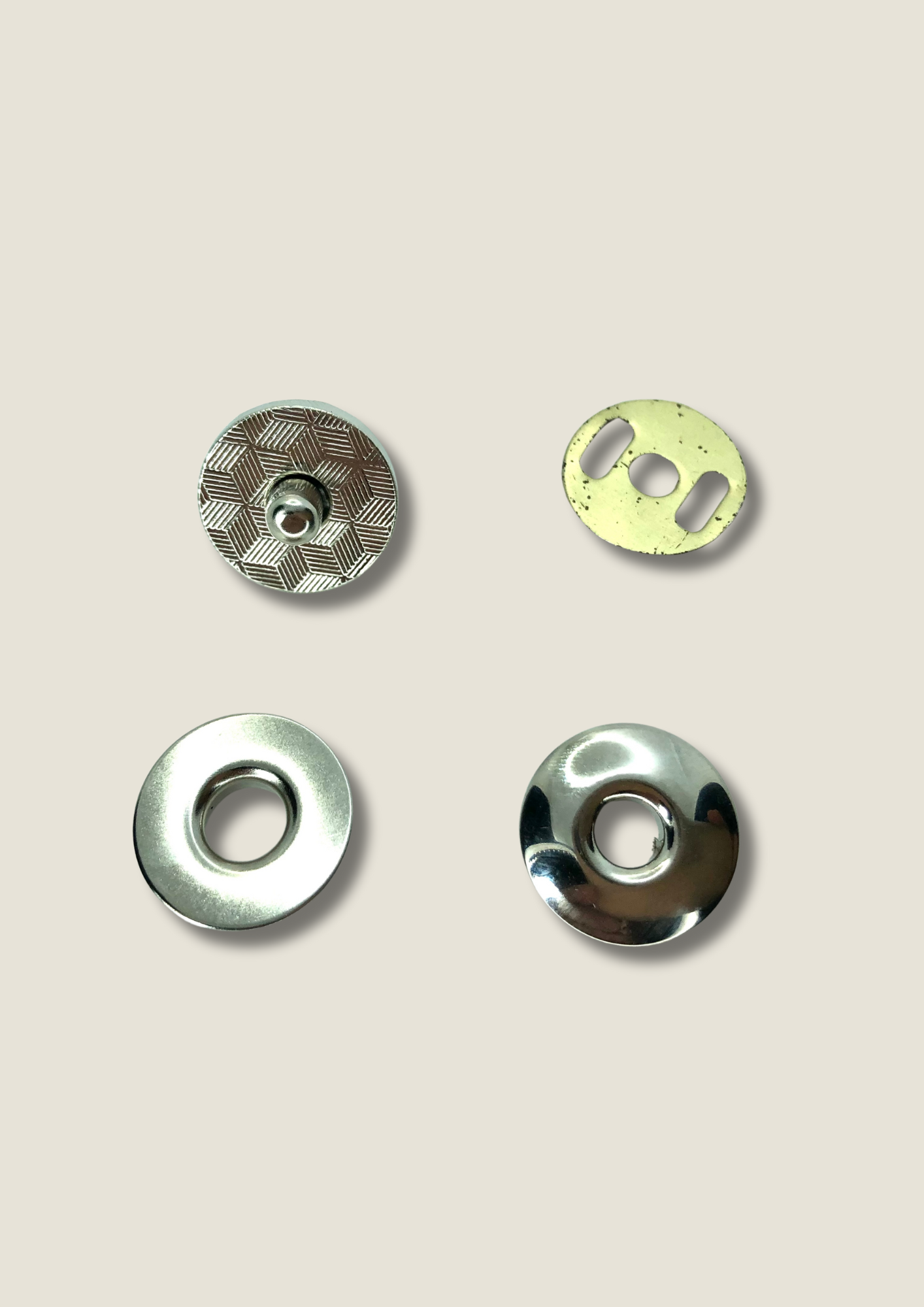 Magnet clasp button with pin