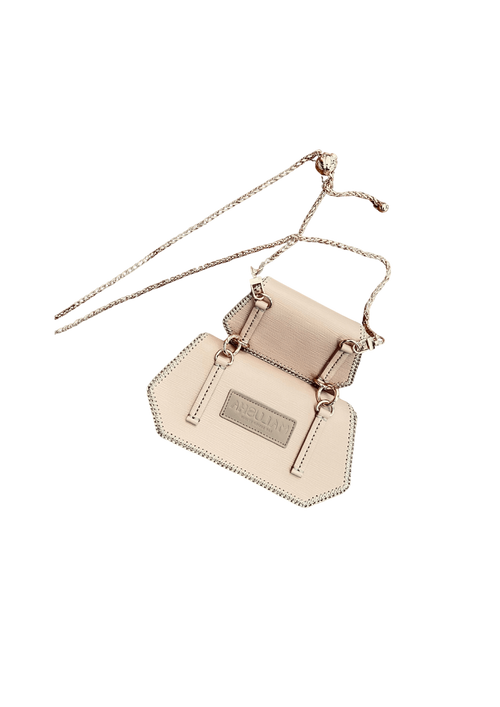 Elegant Gemini Bag Set - Multi-Functional Python Leather Pair