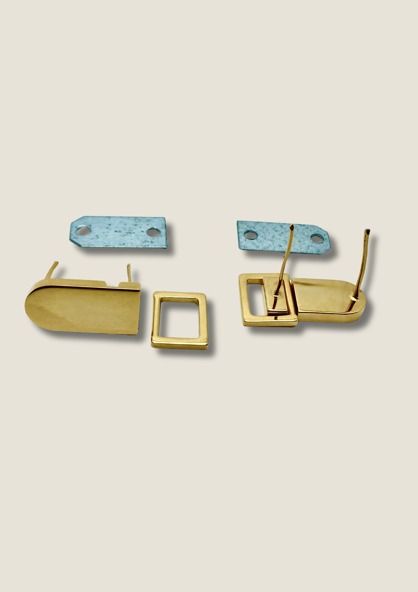 Top mount connector for bag strap (pair) Connector Malusha Shop.