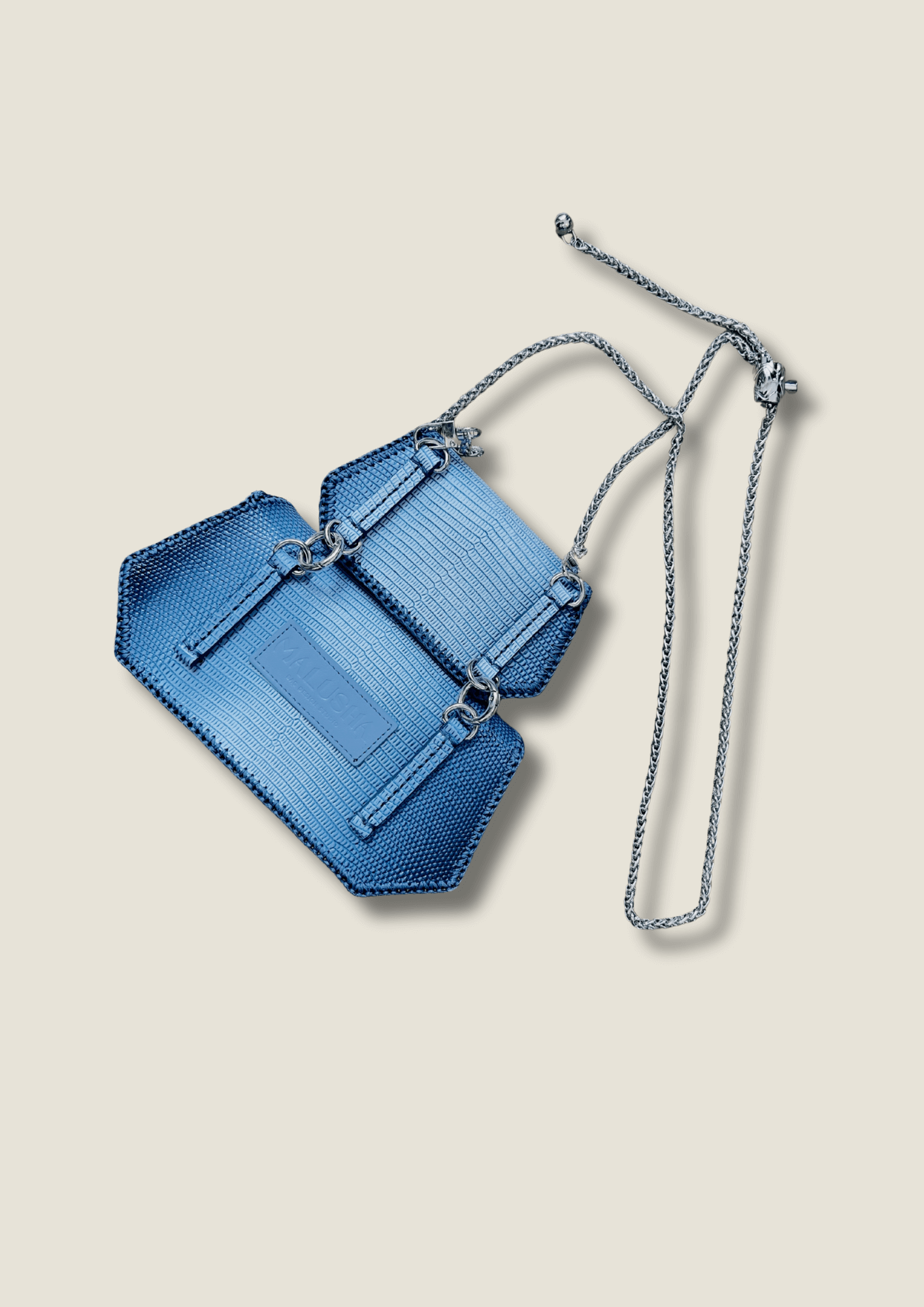 Classic Gemini Bag Set - Versatile Python Leather Duo