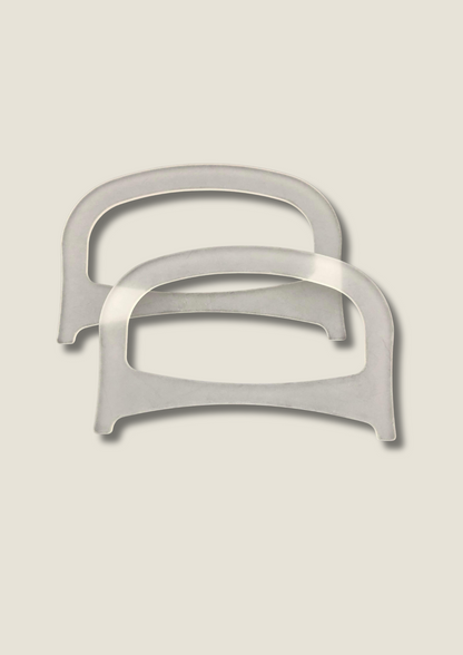 D-shaped bag handle for bag making craft