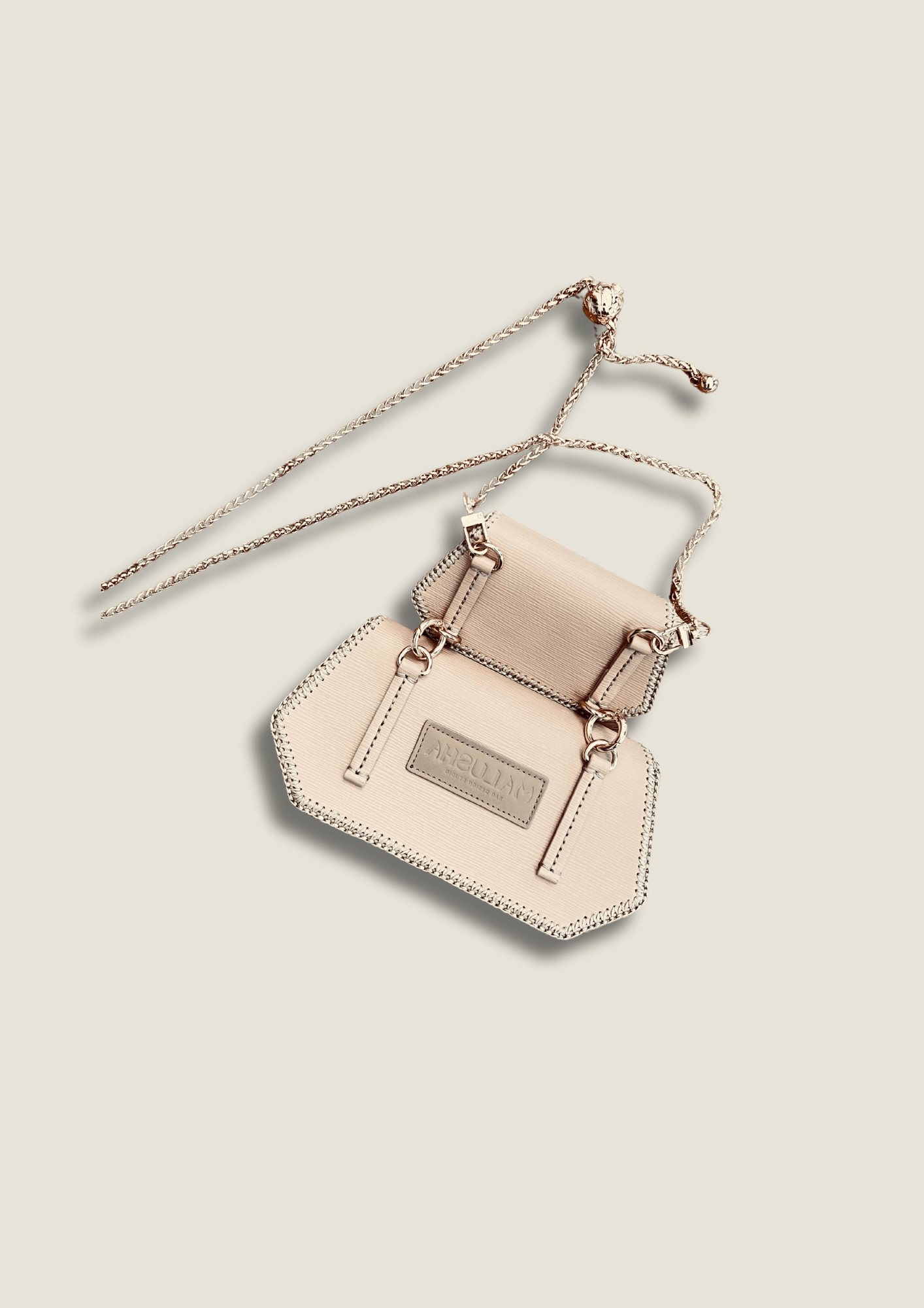 Elegant Gemini Bag Set - Multi-Functional Python Leather Pair
