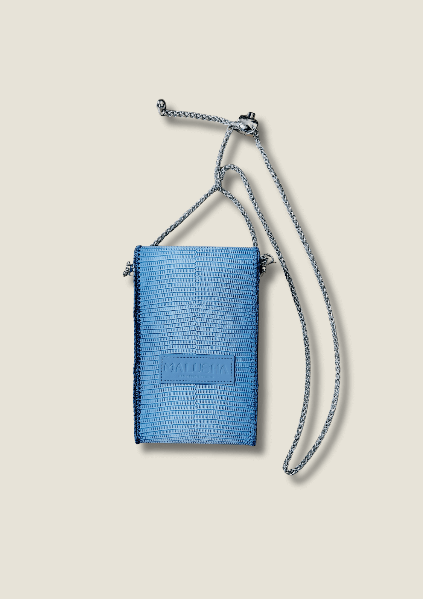 Luxury GG Embossed Leather Phone Case - Vertical Design with Alcantara Lining