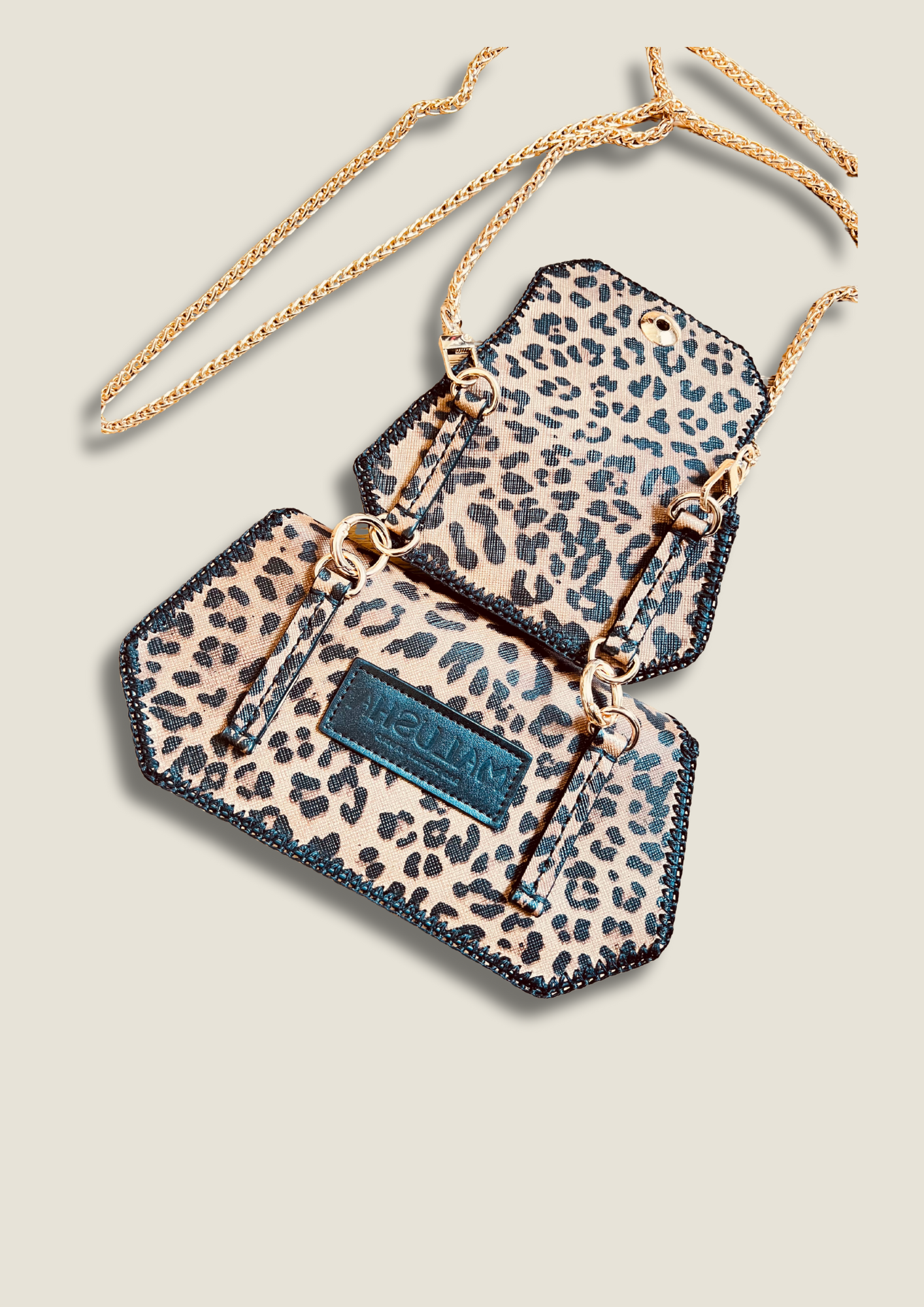 Compact Gemini Bag Set - Smart Python Leather Organization