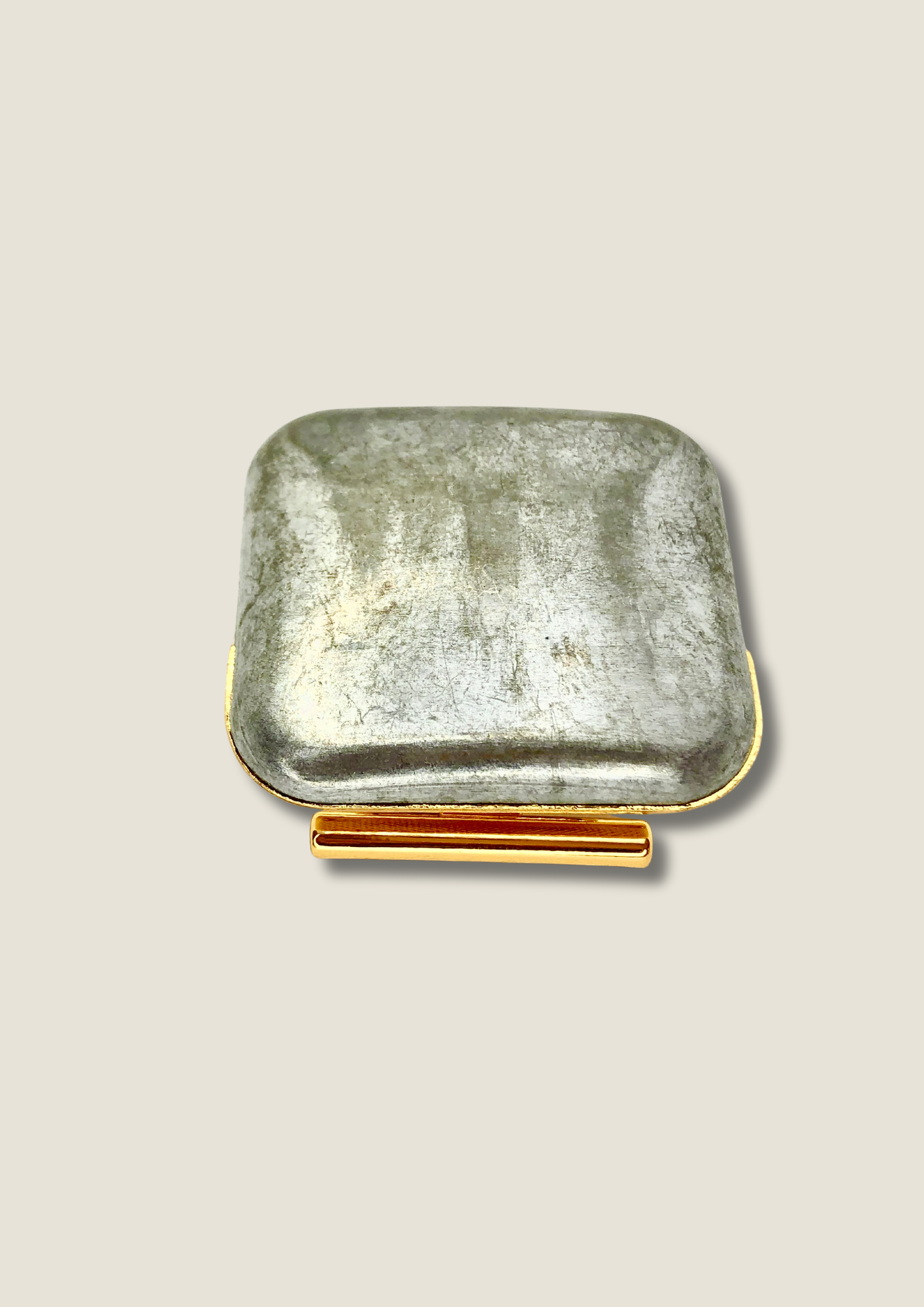 Push lock bag clasp with a pin and a panel to be wraped Push lock Malusha Shop.