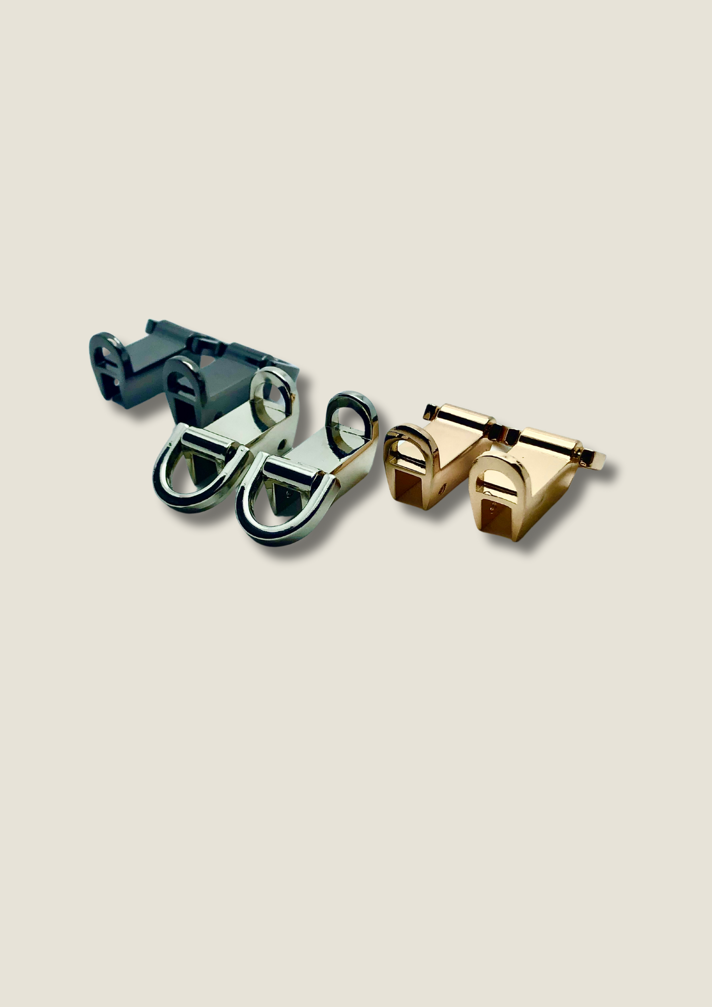 Top mount connector for bag strap with 2 D-rings (pair) Connector Malusha Shop.