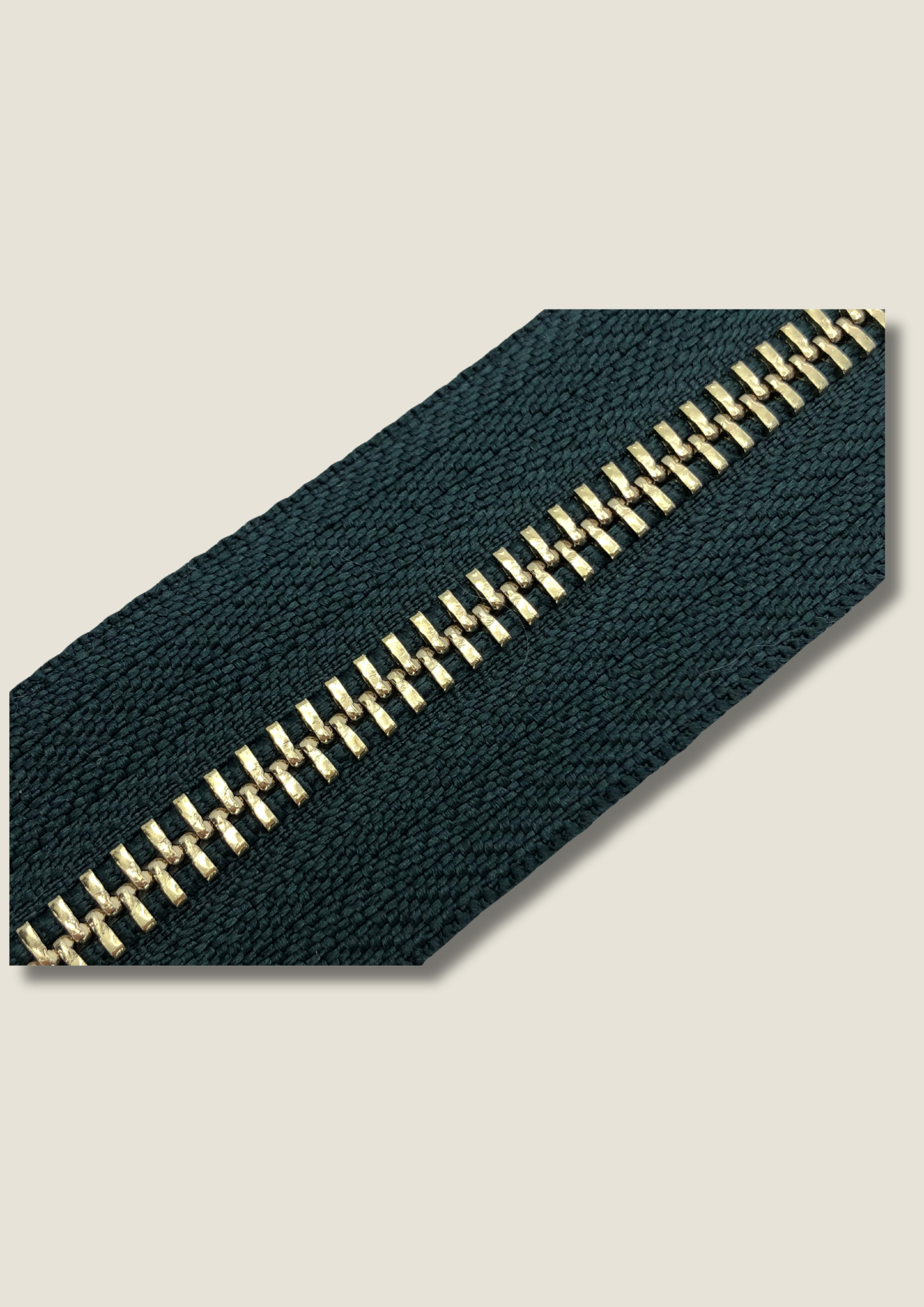 Dark green zip Zippers Malusha Shop.