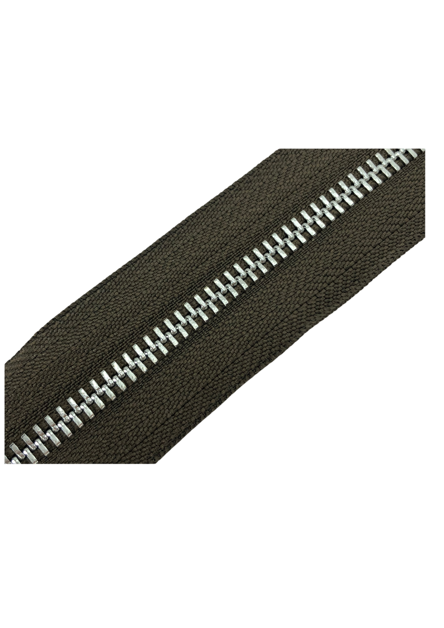 Chocolate brown zip Zippers Malusha Shop.