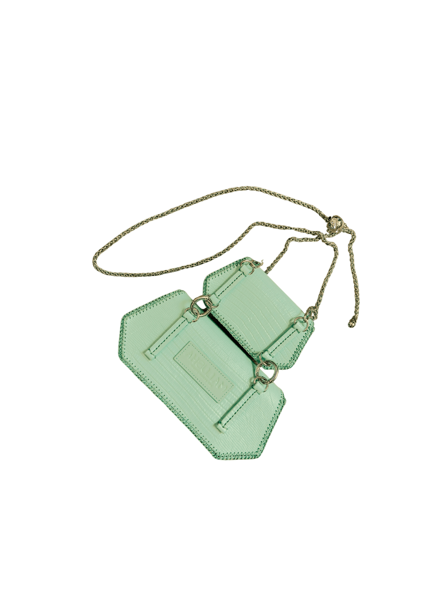 Fresh Mint Gemini Bag Set - 6-Way Python Leather Collection