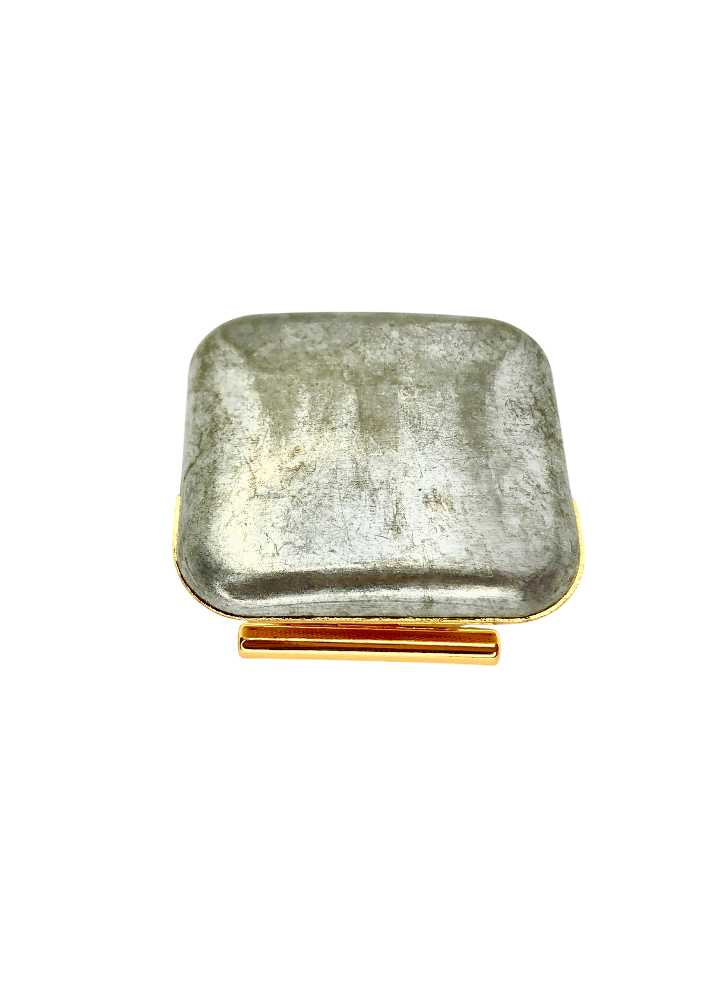 Push lock bag clasp with a pin and a panel to be wraped Push lock Malusha Shop.