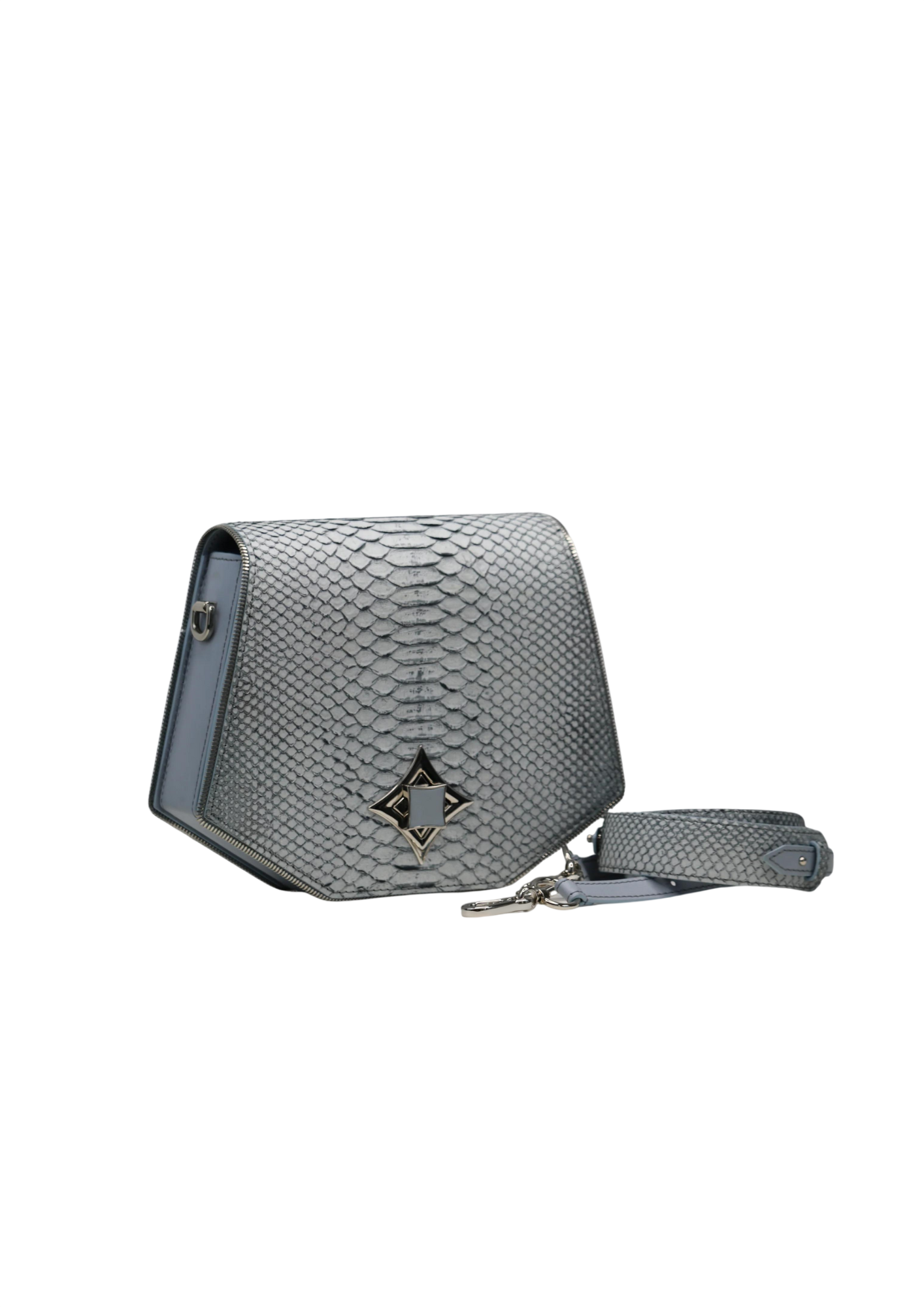 Everyday bag in genuine python Casual bag Malusha Shop.