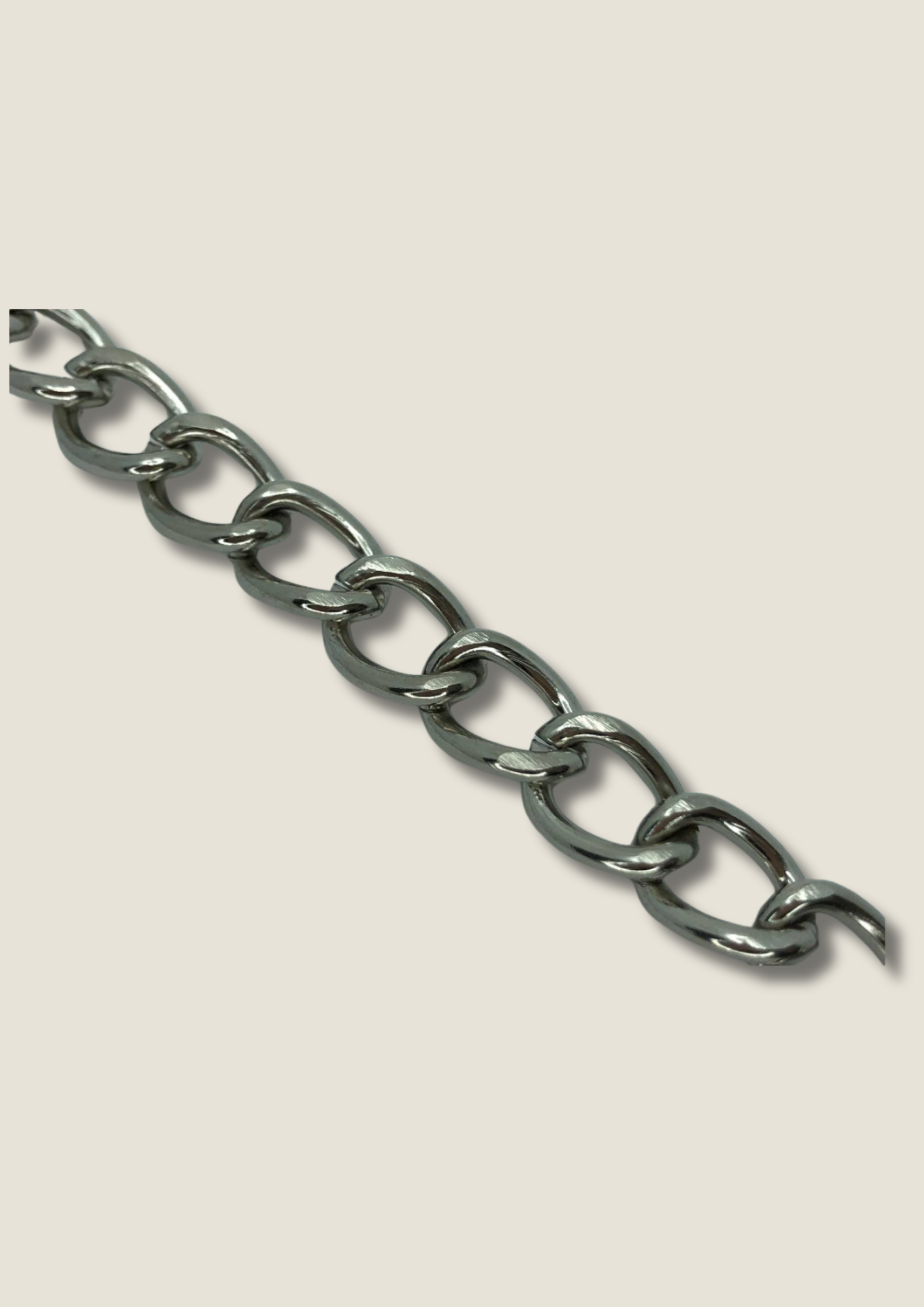 Polished wallet chain