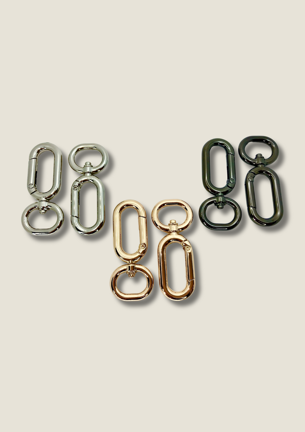 Swivel snap hook oval shape (pair) Snap hook Malusha Shop.