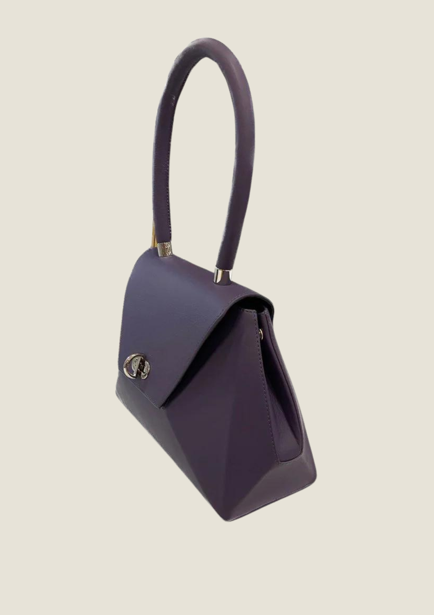 Geometric top handle bag Bag Malusha Shop.