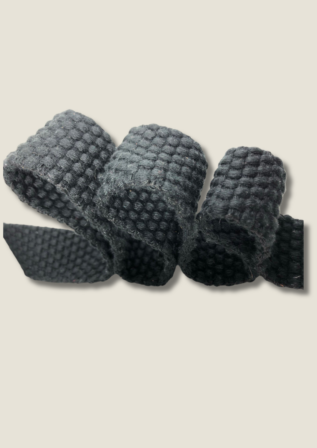 Double faced cotton ribbon, honeycomb weaving Ribbon Malusha Shop.
