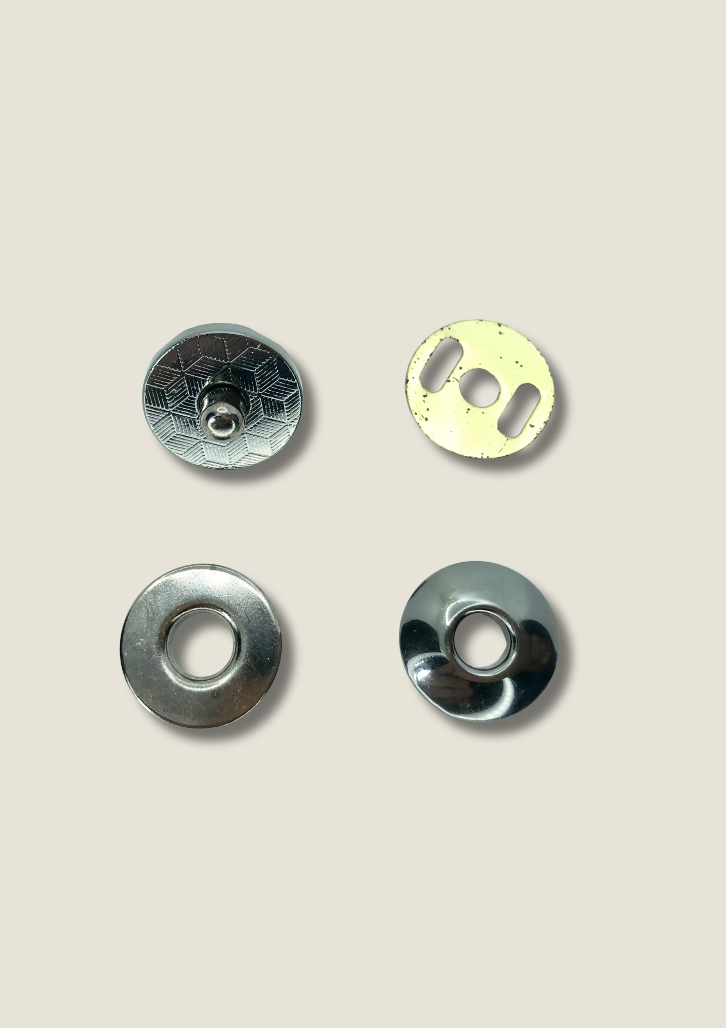 Magnet clasp button with pin