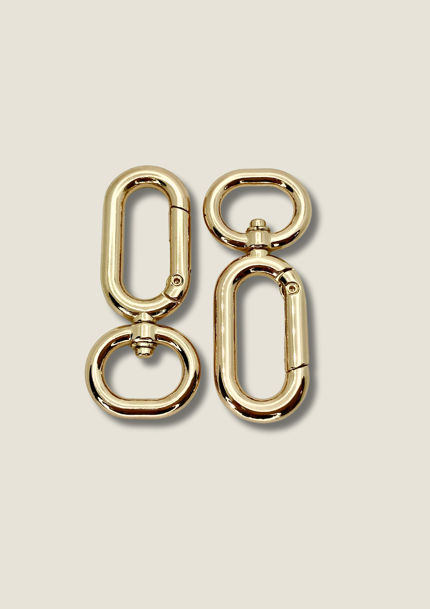 Swivel snap hook oval shape (pair) Snap hook Malusha Shop.