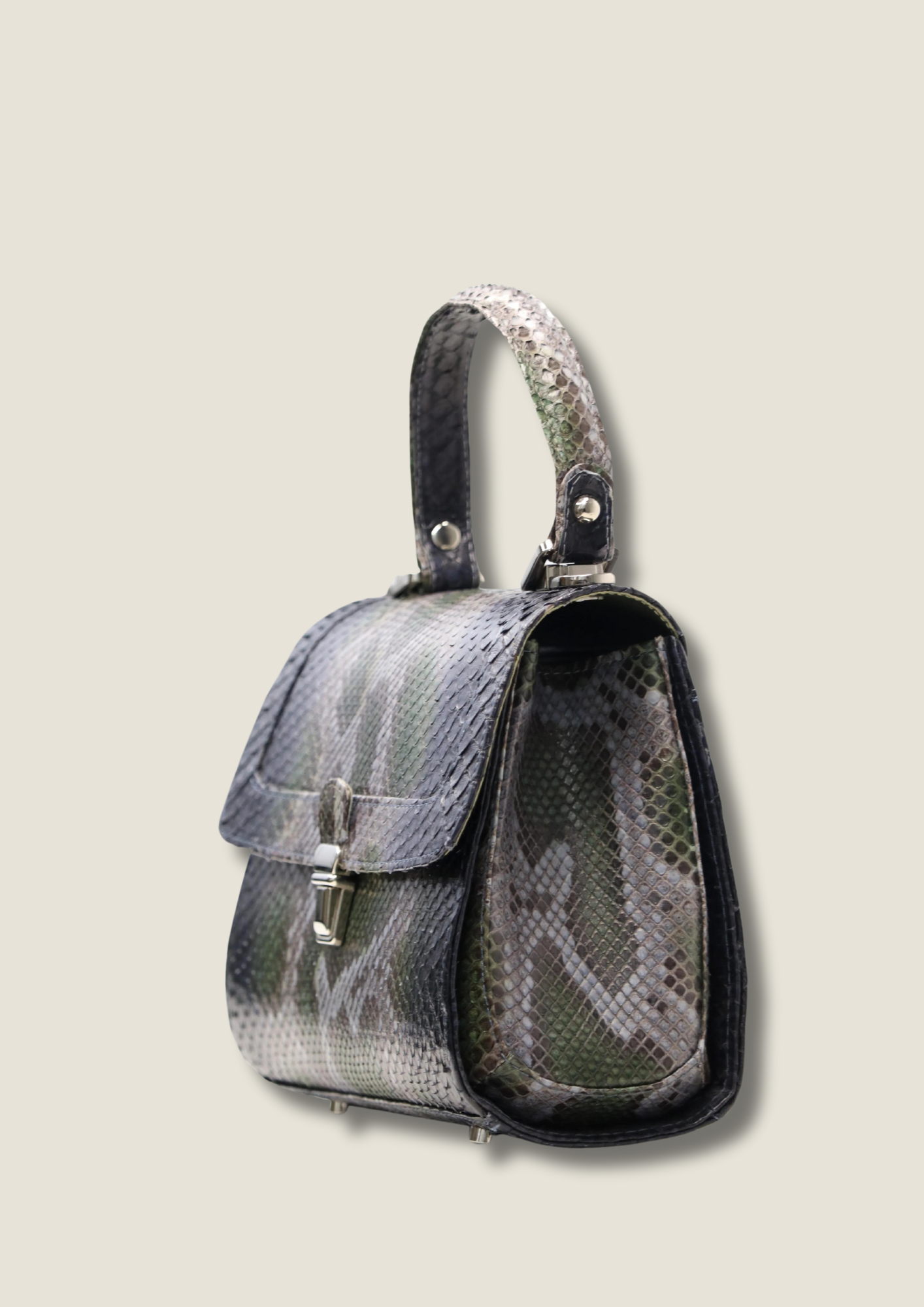 Natural python bag Luxury bag Malusha Shop.