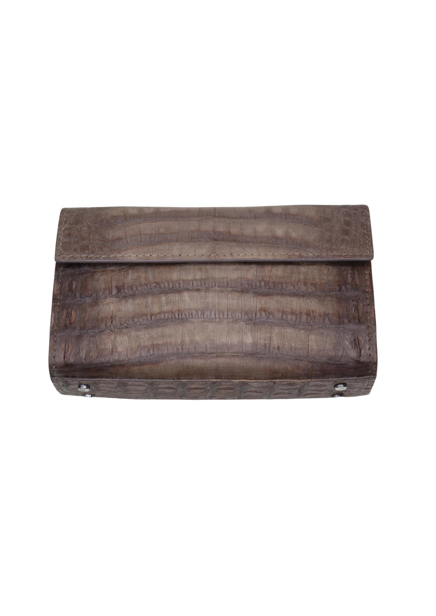Classic clutch bag made of natural crocodile Clutch Malusha Shop.